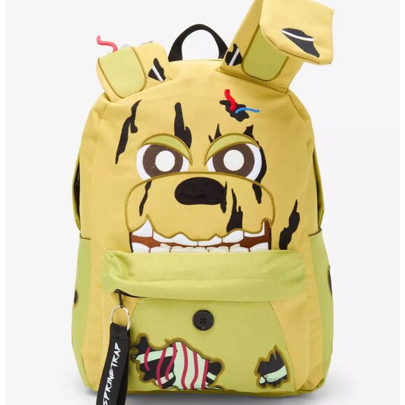Five Nights At Freddy's - Springtrap Glow-In-The-Dark Figural Backpack - NEW - Picture 1 of 5